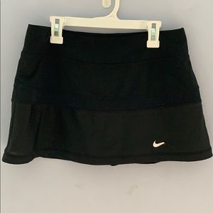 black nike athletic skirt